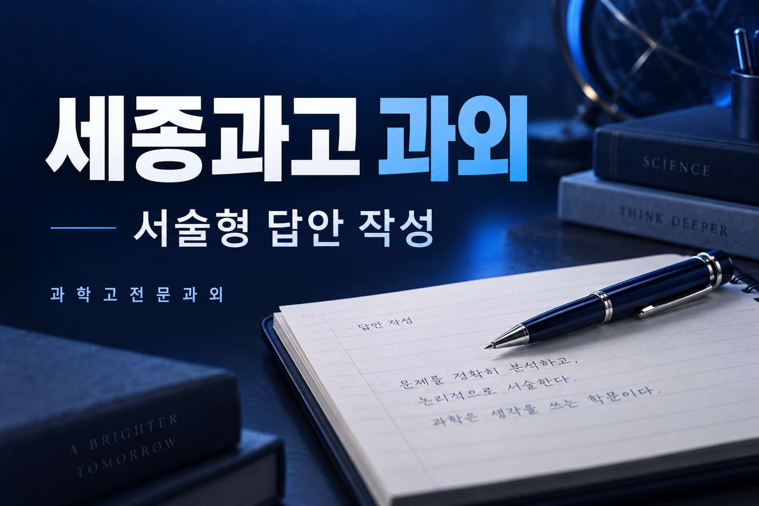 세종과고 과외 대표 이미지: 풀이가 다른 사람에게도 전달되는 답안